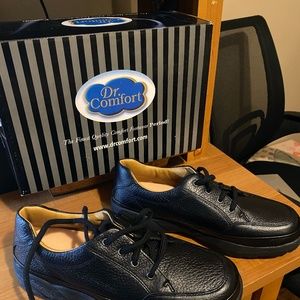 Dr. Comfort Justin Men's Casual Dress Shoe size 9.5 Wide Black